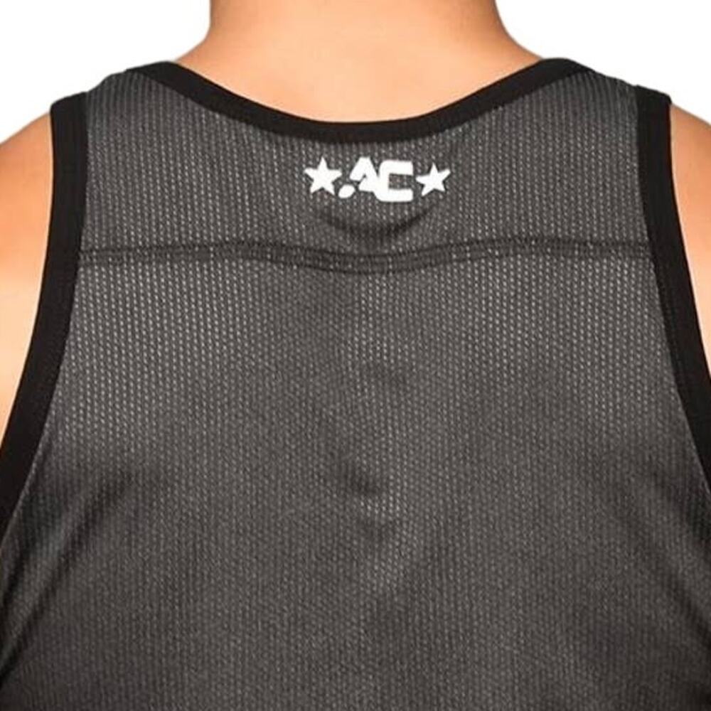 Andrew Christian Stretch Gym Tank Charcoal Grey Small - Picture 4 of 11